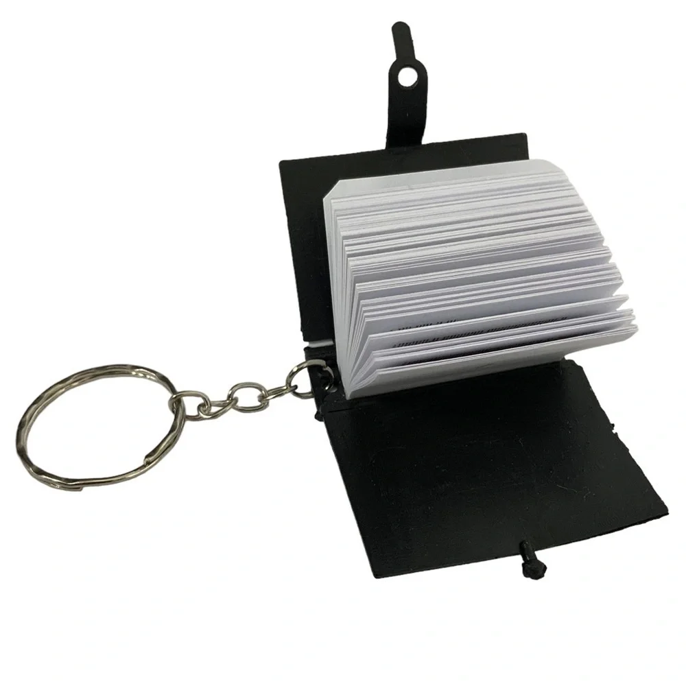 Bible Keychain Turnable Pages Pages Religious Mini Bible Book Pendant Black Gold